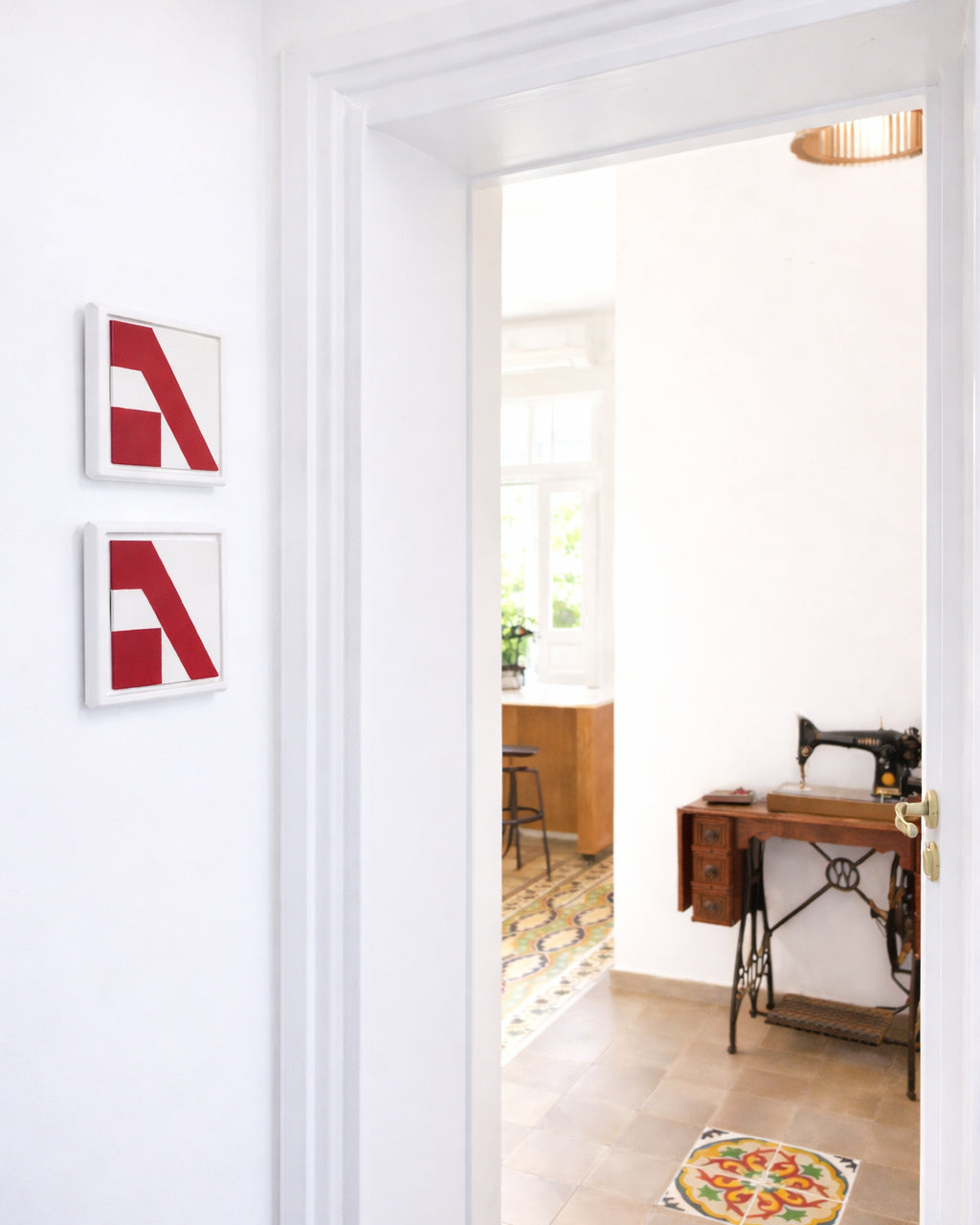 Framed Letter Tiles Single