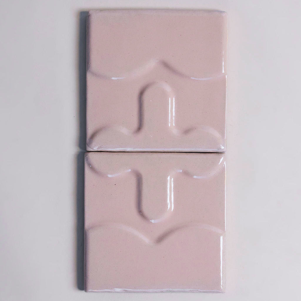 High end interior project featuring bespoke ceramic wall installation, artistic surface design created specifically for the architectural context