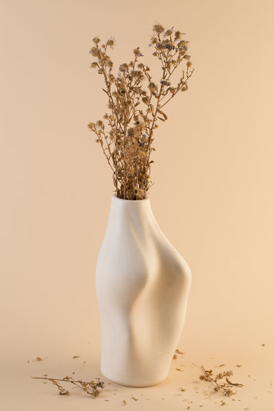 Torso Vase - Natural White