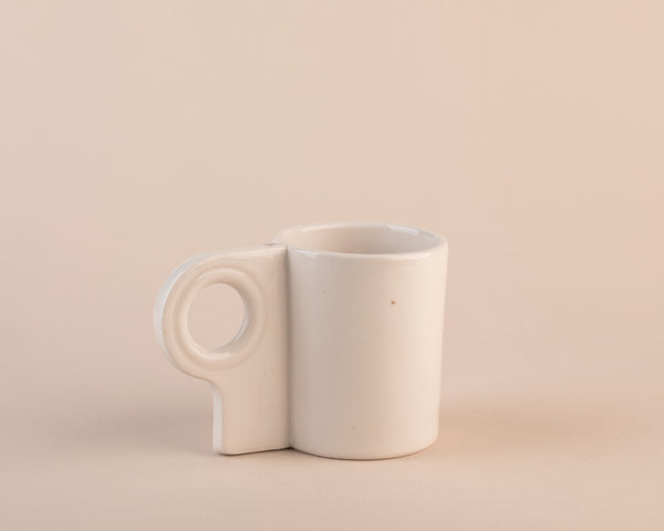 High Abs Mug - Natural White